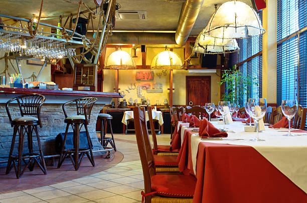 istock Italian restaurant with a traditional interior 177329120