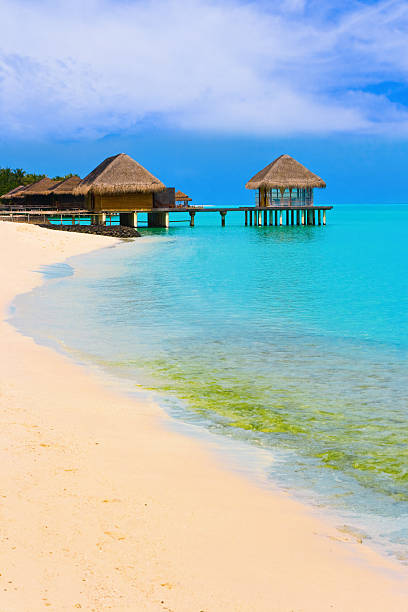 istock Water bungalows on a tropical island 177329595