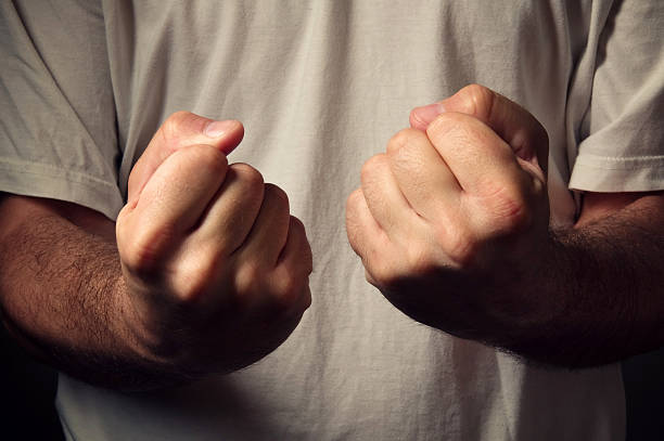 istock Casual man's fist 177329728