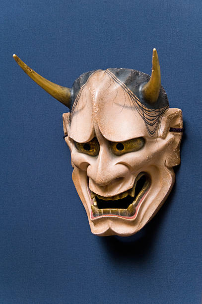 istock Japanese Traditional Face Mask,Nohmask Hannya 177329776