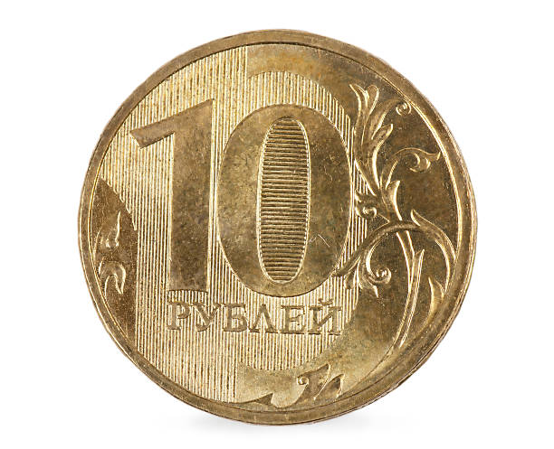 pièce de monnaie - number 10 gold business paper currency photos et images de collection