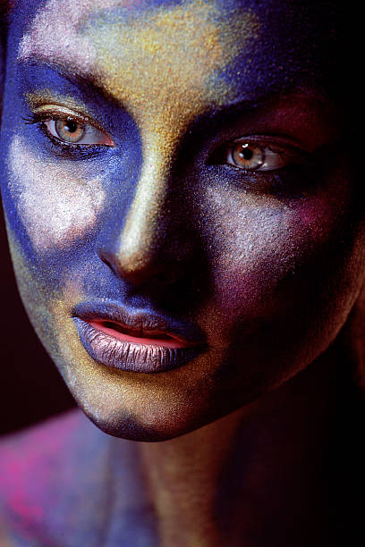 istock beauty woman with creative make up 177330625