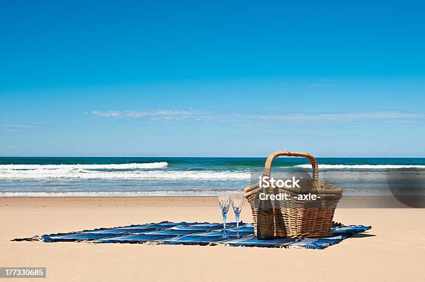 Celebrate In Style Stock Photo - Download Image Now - Beach, Picnic, Wine