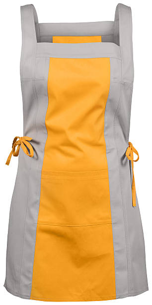 istock gray yellow female apron 177332857
