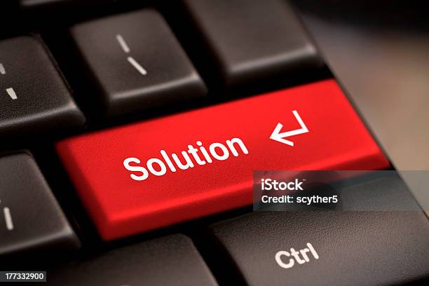 Solutions Key Stock Photo - Download Image Now - Asking, Business, Close-up