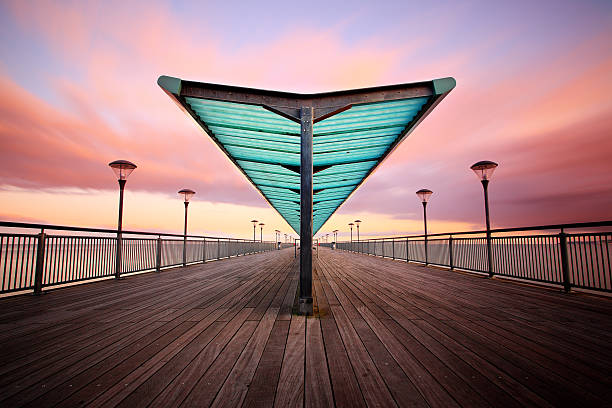 Boscombe Pier "Boscombe Pier in Bouremouth, Dorset." boscombe photos stock pictures, royalty-free photos & images