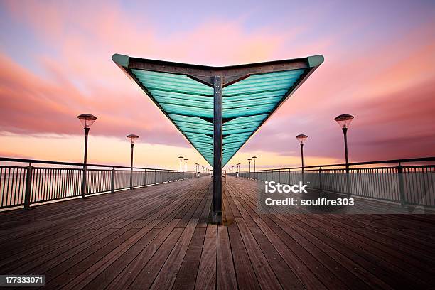Boscombe Pier Stock Photo - Download Image Now - Boscombe, Symmetry, Pier