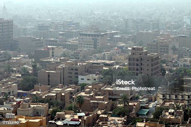 Baghdad Cityscape Stock Photo - Download Image Now - Baghdad, Iraq, Aerial View