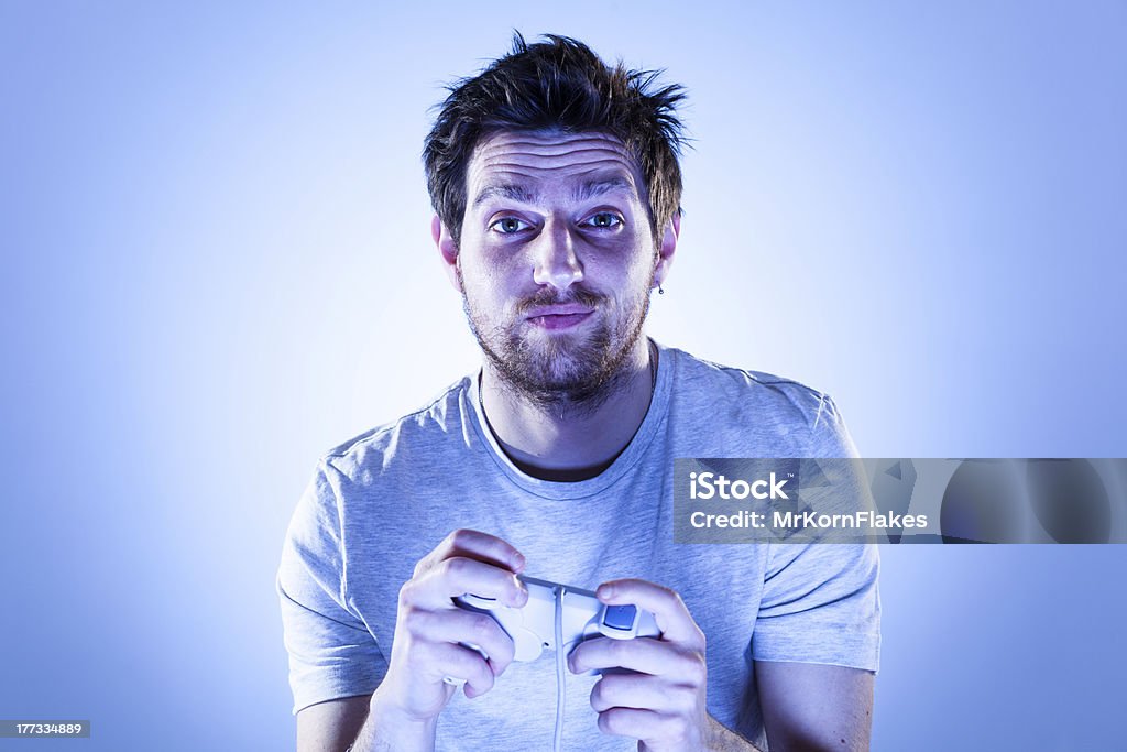 Lamentamos homem com Gamepad - Royalty-free 20-29 Anos Foto de stock