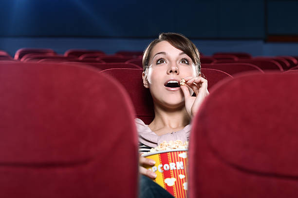 istock Surprised woman at the cinema 177335762