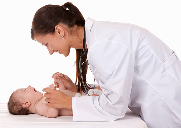 istock female doctor and a baby 177336072