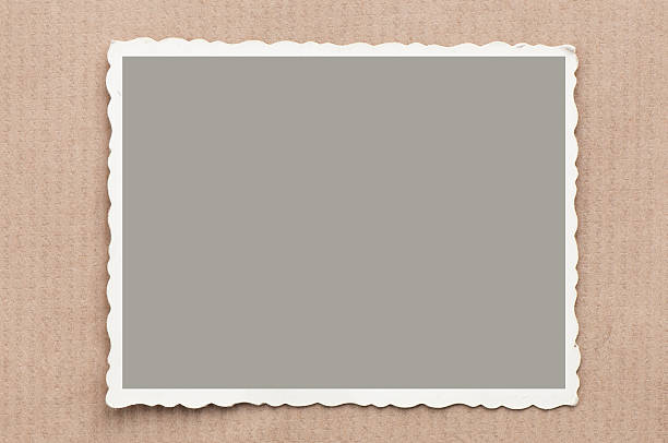 istock old, blank picture on gray cardboard background 177337586