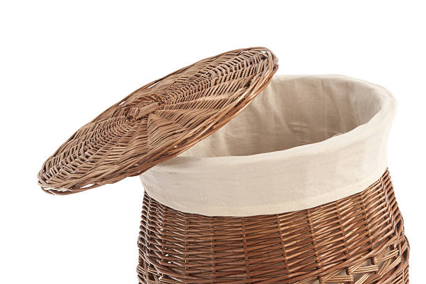 istock laundry basket made of rattan 177339445