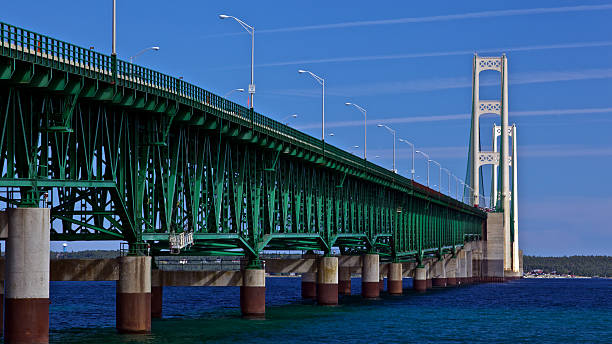 istock Mackinac Bridge, Mackinaw City Michigan 177339492