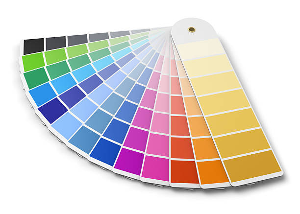 Pantone color palette swatches