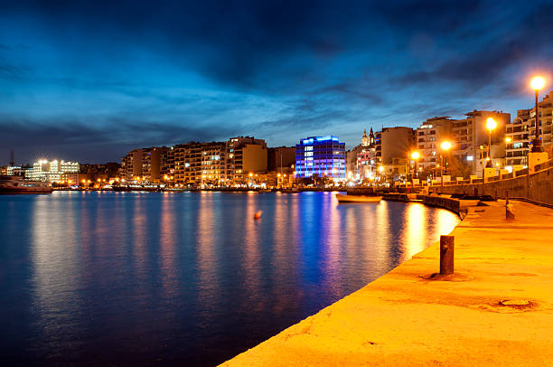 istock Urban street scene at night 177339990