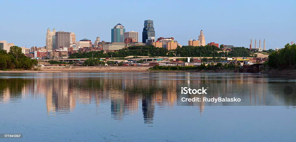 Kansas City skyline panorama. - Photo de Kansas City - Missouri libre de droits