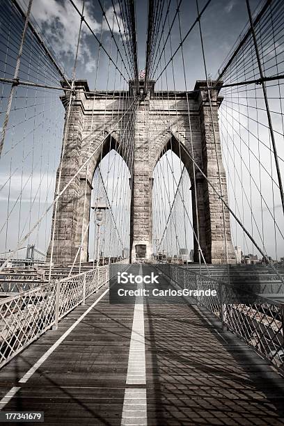 Foto de Ponte Do Brooklyn Nova York e mais fotos de stock de Brooklyn - New York - Brooklyn - New York, Destino turístico, EUA