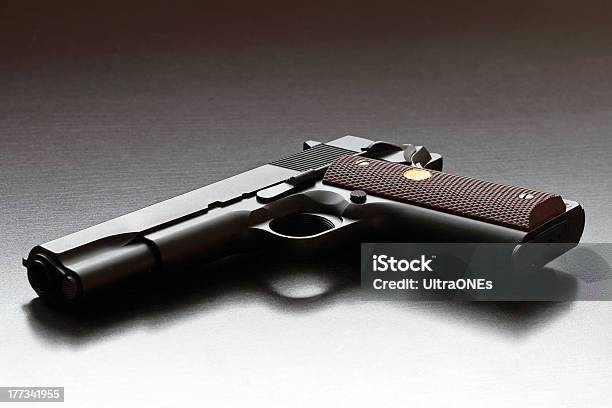 Legendary Us 45acp Handgun Stock Photo - Download Image Now - Handgun, Military, Pistol