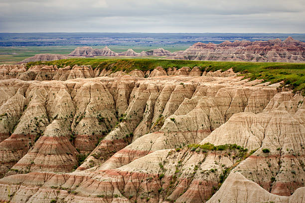 badlands national park - badlands nationalpark stock-fotos und bilder