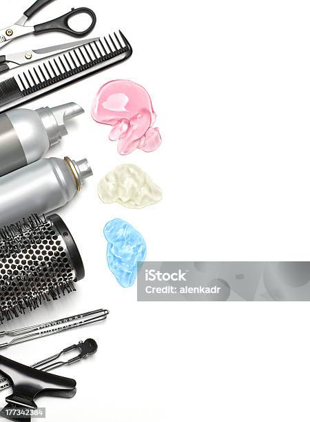 Hairdresser Accessories Stock Photo - Download Image Now - Barber, Black Color, Close-up