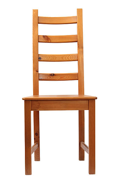 istock Wooden chair. Isolated with clipping path. 177342386