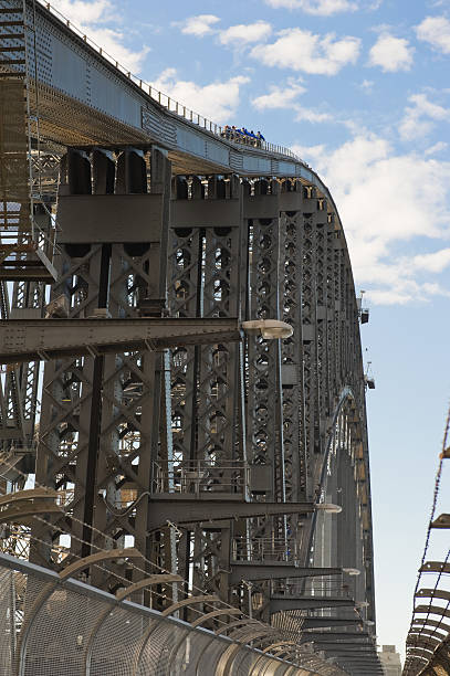 puente del puerto de sídney - sydney australia fotografías e imágenes de stock