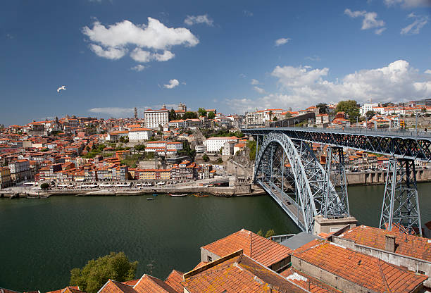 istock Porto skyline with Luis the First Iron bridge. 177344519