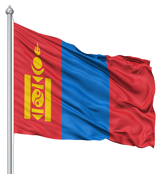istock Waving flag of Mongolia 177345087