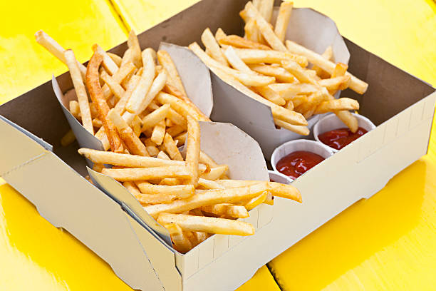 istock French fries in box 177345131