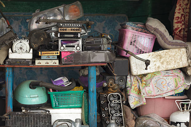 workshop mess miscellaneous stuff stored in home workshop obsolescence stock pictures, royalty-free photos & images