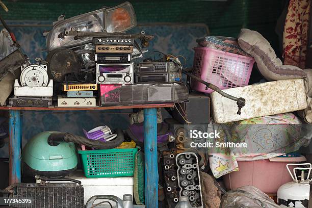 Workshop Mess Stock Photo - Download Image Now - Messy, Auto Repair Shop, Garage