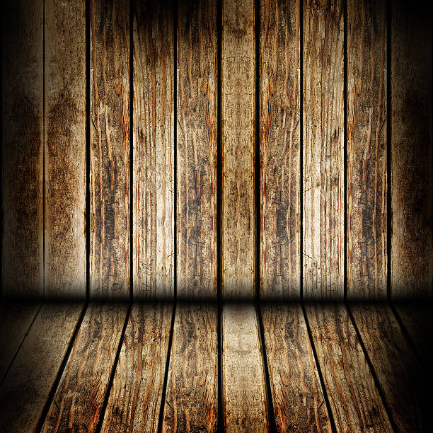 istock wooden wall and floor in the room 177345498