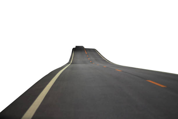 istock Abstract black asphalt winding Road transport 1773460353