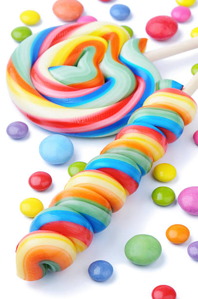 istock Colorful lollipops and smarties 177346065