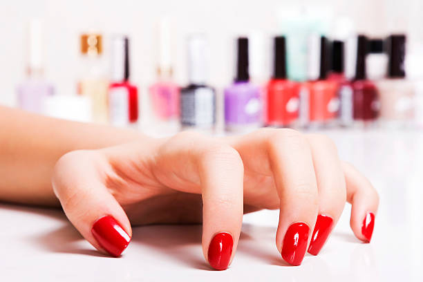 istock hand with the well-groomed nails 177346288