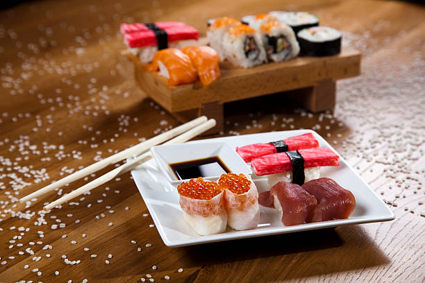 istock Asia and food on sushi 177346695