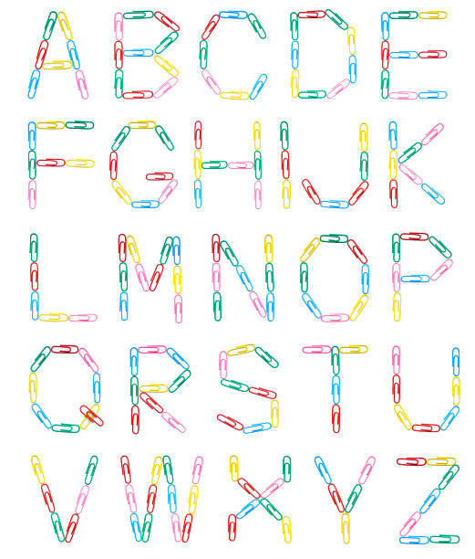 istock Alphabet Paperclips Uppercase Letters 177346772