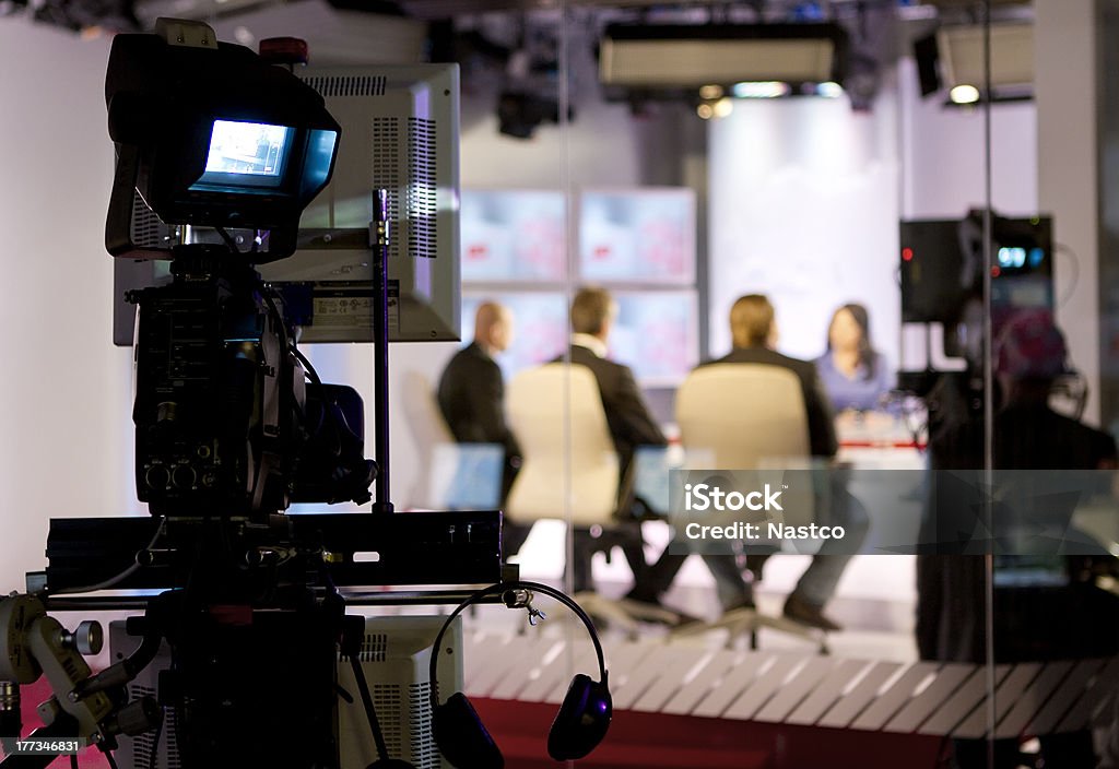 studio de télévision - Photo de Télévision libre de droits