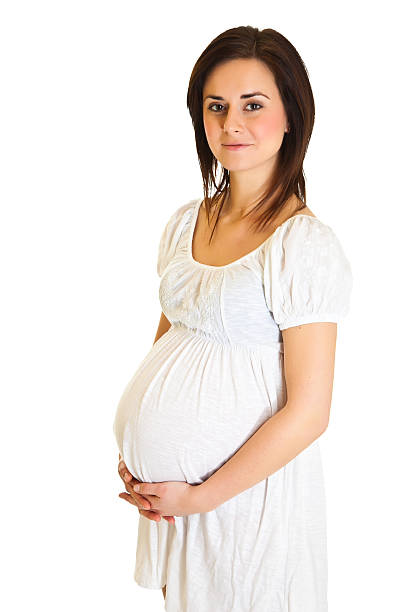istock Brunette pregnant woman 177346939