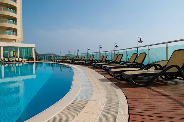 istock view of the pool 177346951