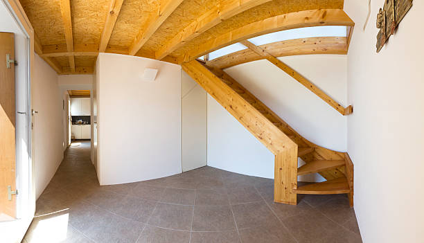 istock Entrance modern chalet,  interior 177346976