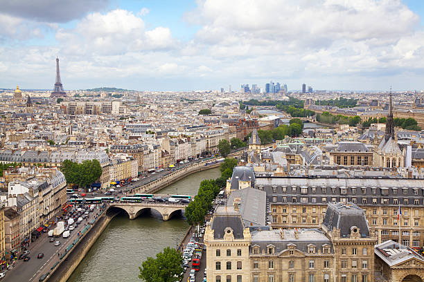 istock Paris skyline, aerial view, France (XXXL) 177348036