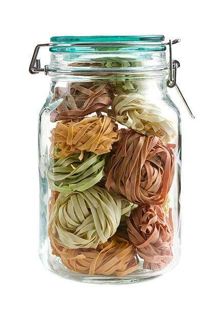 istock colorful pasta tagliatelle in glass jar 177348071