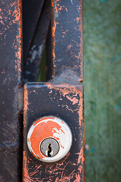 Vecchio peggiorata Lock - foto stock