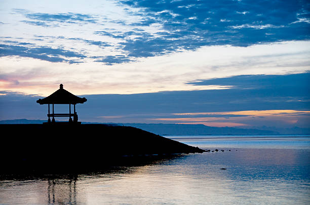 istock Gazebo on Sanur beach 177350827