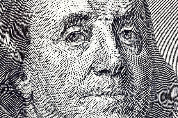 istock Ben Franklin Macro Close Up $100 Bill 177351258