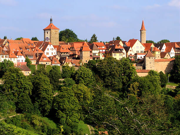 istock View over medieval Rothenburg ob der Tauber, Germany 177352327