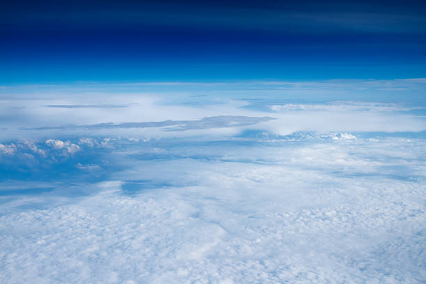 Blue Sky and Clouds stock photo