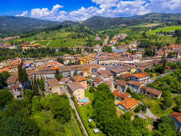 istock Greve in Chianti, Tuscany from drone 1773539193